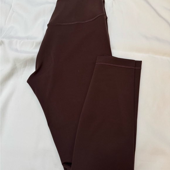 Lululemon Wunder Under SmoothCover High Rise Tight 25” Espresso - Picture 4 of 5